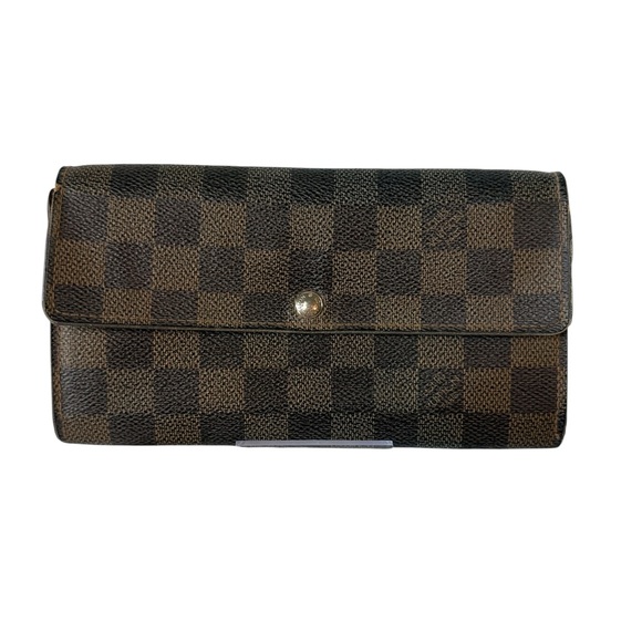 Louis Vuitton Ebene Damier Pochette Porte Wallet CA4047 - Picture 1 of 11